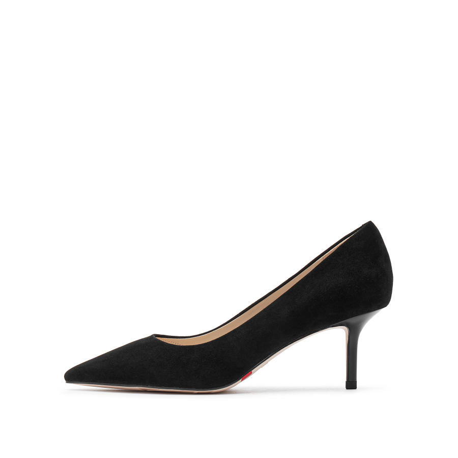 Staccato Melody Cow Leather Slim Heel High Heels 6.5cm Women's
