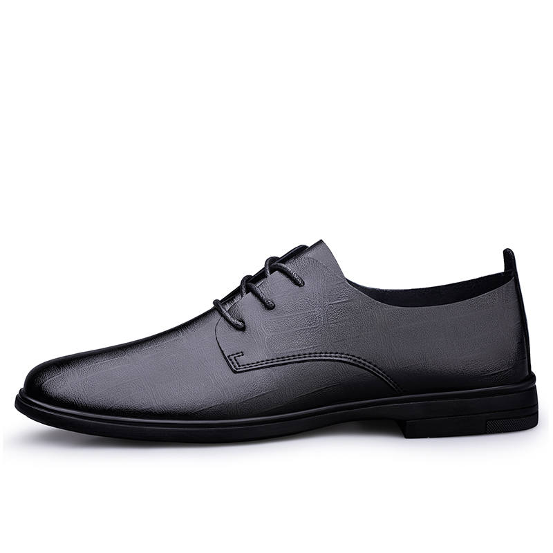 YALU Cow Split Leather Casual Leather Shoes Men's