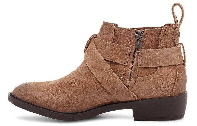UGG UGG Wylma Low Heels Short Boots Coffee Women's
