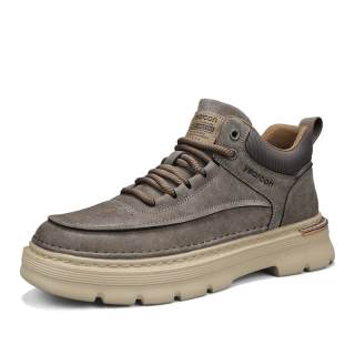 YEARCON Work Boots Mid High Top Casual Men's
