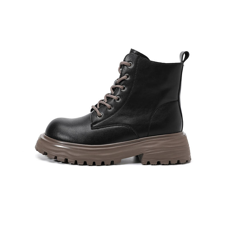 DAPHNE DAPHNE Short Combat Boots Women's Black