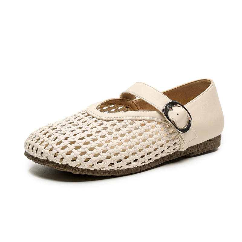 HUANAI Flat Mary Jane Shoes Women's
