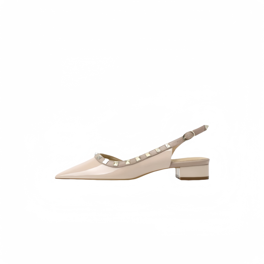 ANGEL BOY Block Heel High Heels 4cm Women's