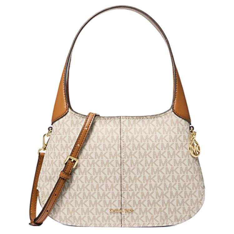 MICHAEL KORS Coated Canvas One Shoulder Handbag Small Women's Vanilla