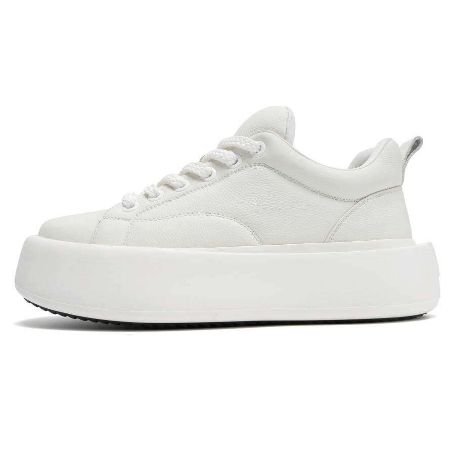 KAIMALONG Cow Leather Low top Skateboard Shoes Unisex