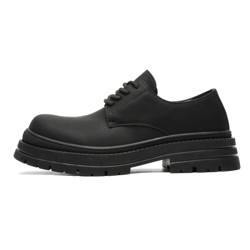 V ZERO FIVE V ZERO FIVE Microfiber Leather Casual Shoes Men's Black