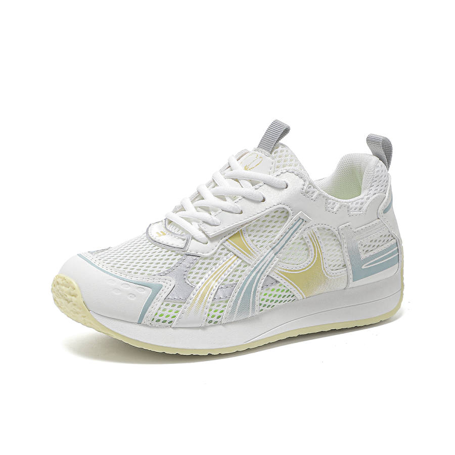 La Chapelle Textile, Artificial Leather Lightweight Low top Casual Shoes Women's Beige Yellow