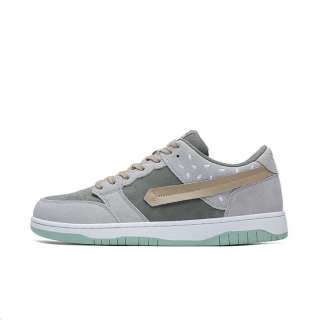 Vandytheburger Skateboard Shoes Unisex Low Top Gray