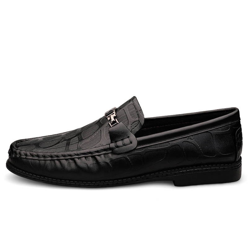 CKVUSAMG Top Grain Cow Leather Men's Casual Shoes Men's