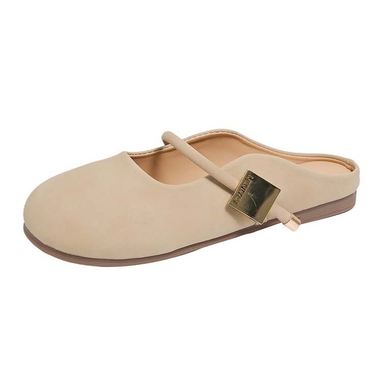 Feo Dvke Rubber Sole Abrasion Resistant Slip Resistant Abrasion Resistant Slip Resistant Closed Toe Slippers Women's