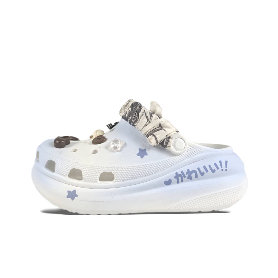 Crocs Crocs Crush Clog EVA Clogs Unisex White