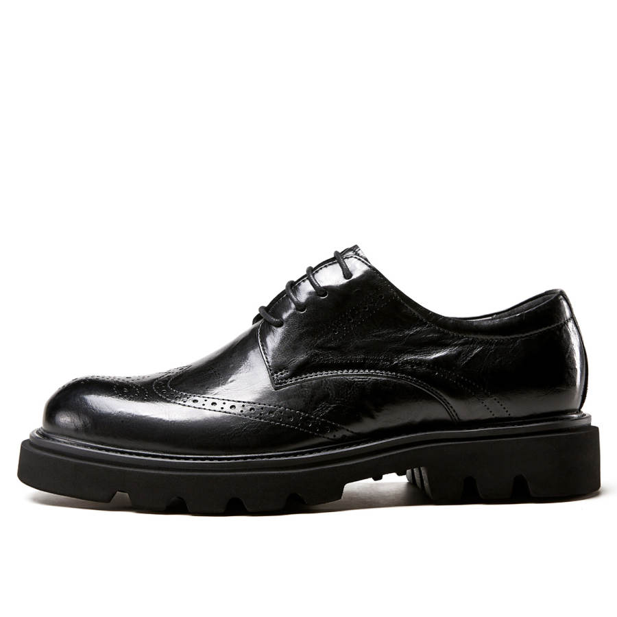 YEARCON Cow Leather Dress Shoes Men's