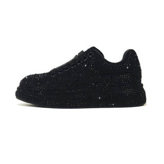 CHOVO Low top Skateboard Shoes Unisex Night Black