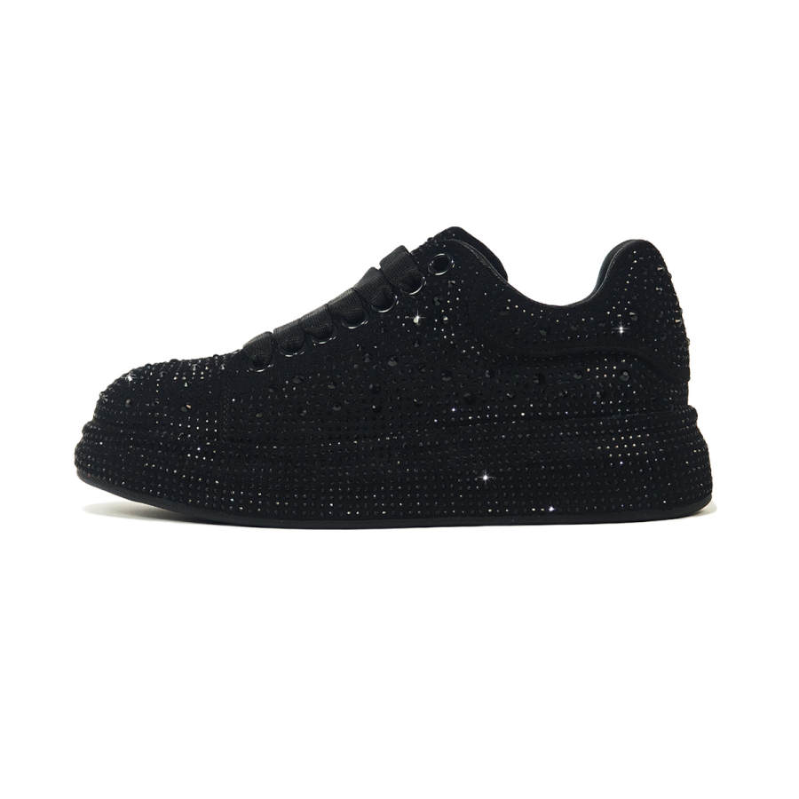 CHOVO Low top Skateboard Shoes Unisex Night Black