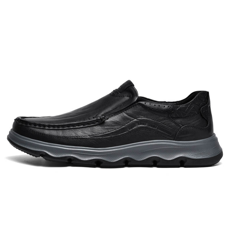 Laoks Men's Casual Shoes Men's Low Top Black