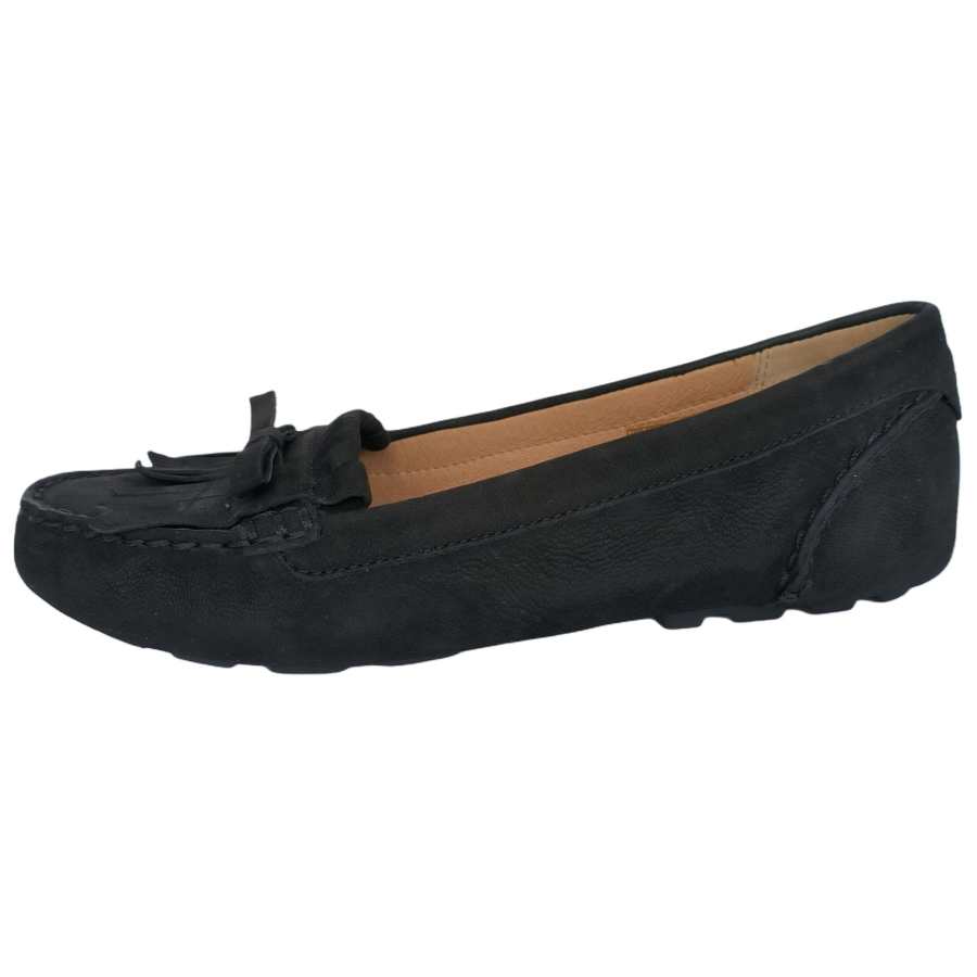 UGG WHITLEY DRIVER Sheepskin Loafers Women's Black