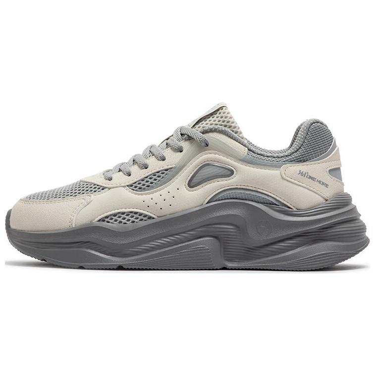 361° Abrasion Resistant Cushioning Abrasion Resistant Cushioning Low top Casual Shoes Women's Gray Beige