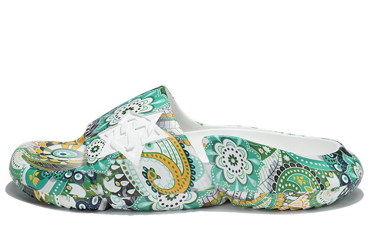 NORVINCY Height Increasing Platform Western Integrated Molding Slide Slippers Unisex