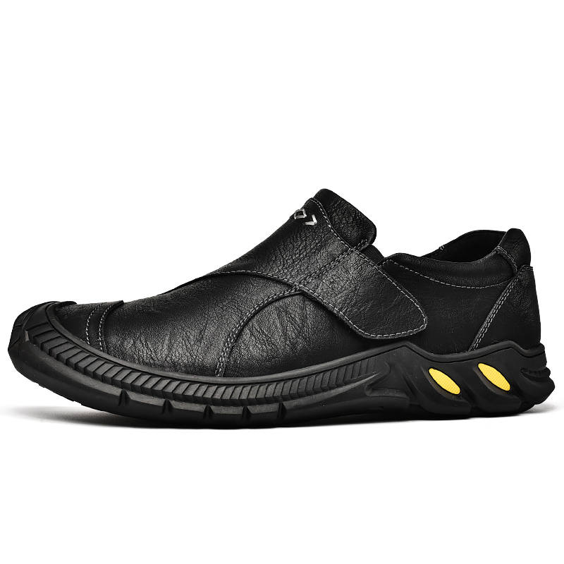 JIGONGYANG Casual Shoes Men's Low Top Black/Gray