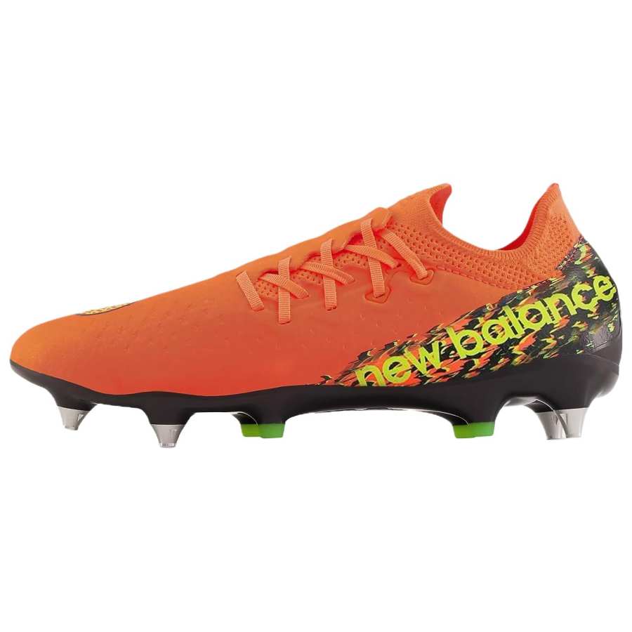 New Balance New Balance Furon V7 SG Soft Ground Soccer Shoes Unisex Orange Green