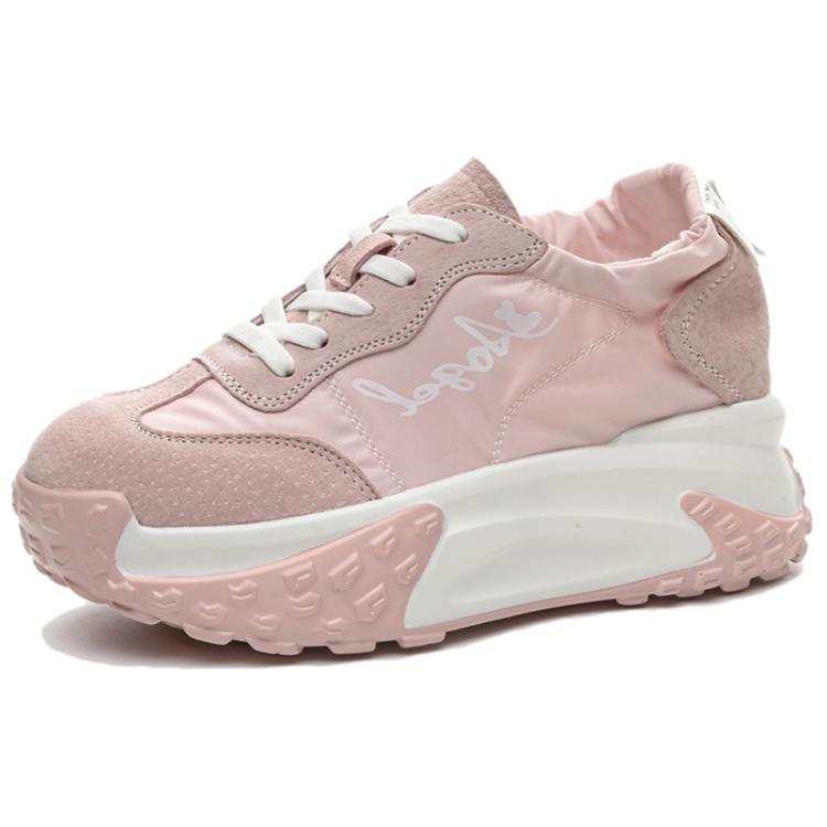 JIJILANGPIN Cow Split Leather Low top Casual Shoes Women's