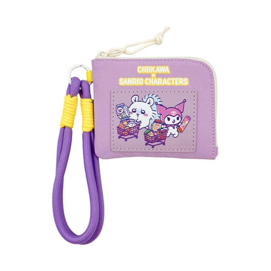 Sanrio Chiikawa Collaboration Nylon Wallet Women's Purple