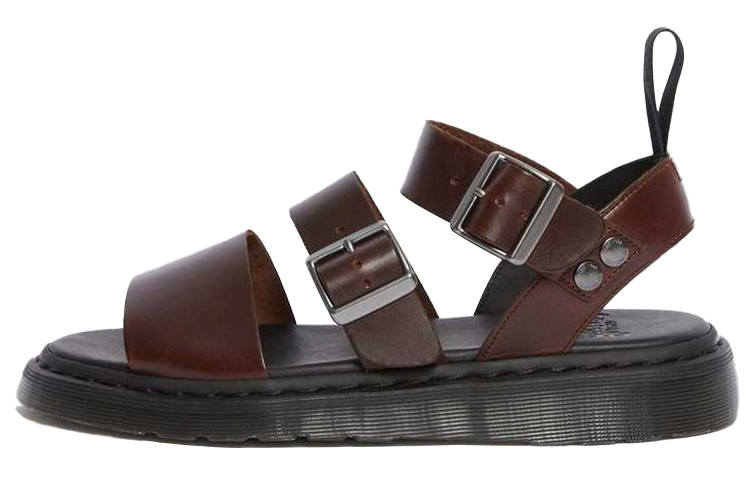 Dr.Martens Dr. Martens Gryphon Brando Unisex Charro Brando Gladiator Sandals Dark Brown