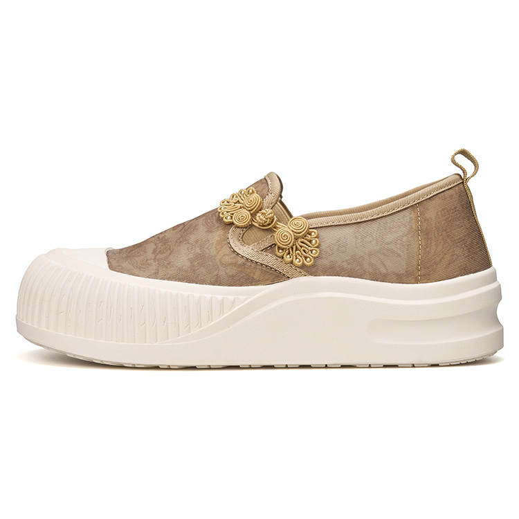 Joy&Mario Fabric Casual Shoes 4cm Women's