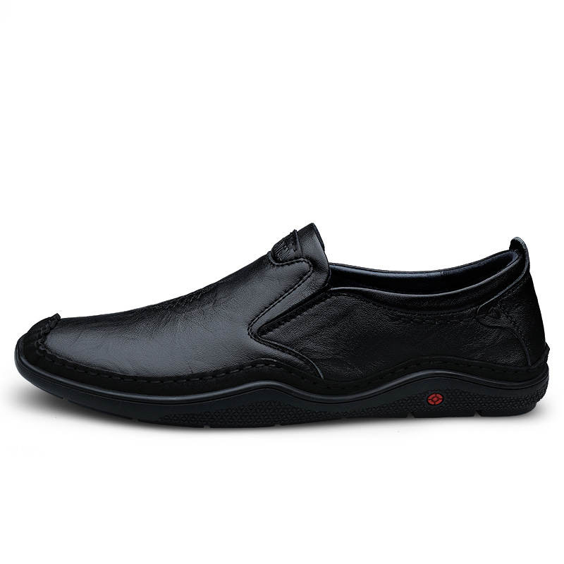 LAORENTOU Cow Leather Casual Shoes Men's