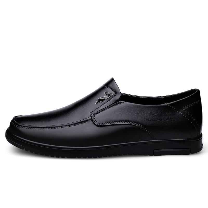 YINGLUNQISHI Top Grain Cow Leather Men's Casual Shoes Men's