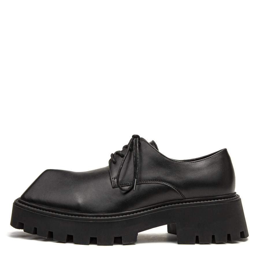 1997K Top Grain Cow Leather Casual Shoes Men's Black