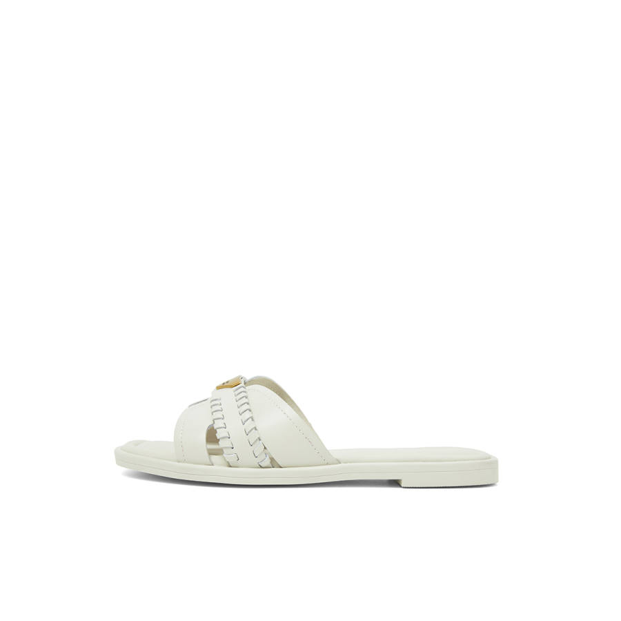 COMELY COMELY Slide Slippers Women's White/Brown