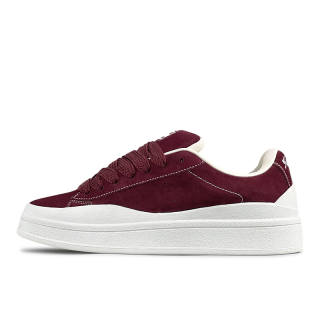 LuzaoT SUPER DRAG Low top Skateboard Shoes Women's Burgundy