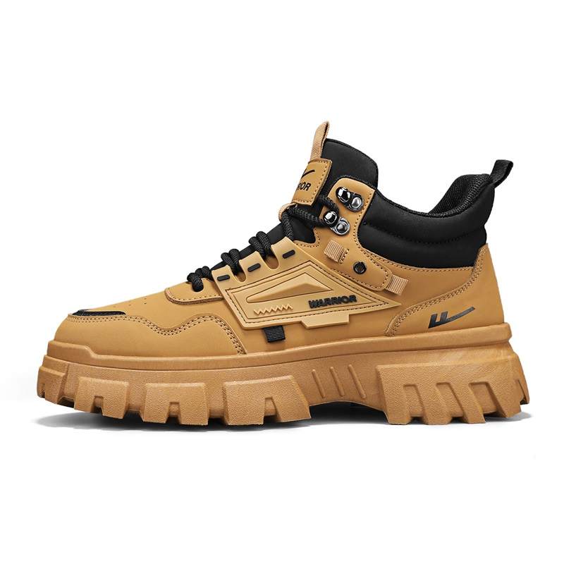 WARRIOR WARRIOR 9.5cm Combat Boots Men's Earth Yellow Black