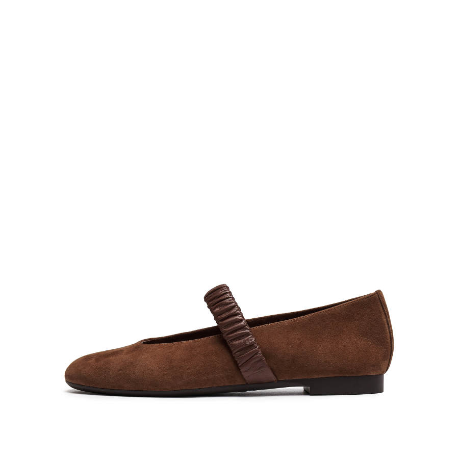 Staccato Literary Style Cow Leather Mary Jane Shoes Women's