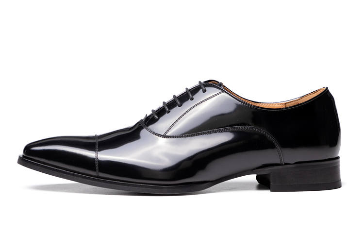 VICKI BROWN GENTRY Series Top Grain Cow Leather Shoes Men's Black