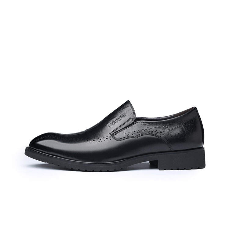 LAORENTOU Top Grain Cow Leather Men's Casual Shoes Men's