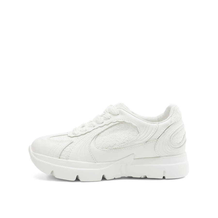Rosa Bianca Cow Leather Breathable Lightweight Height Increasing Breathable Lightweight Height Increasing Low top