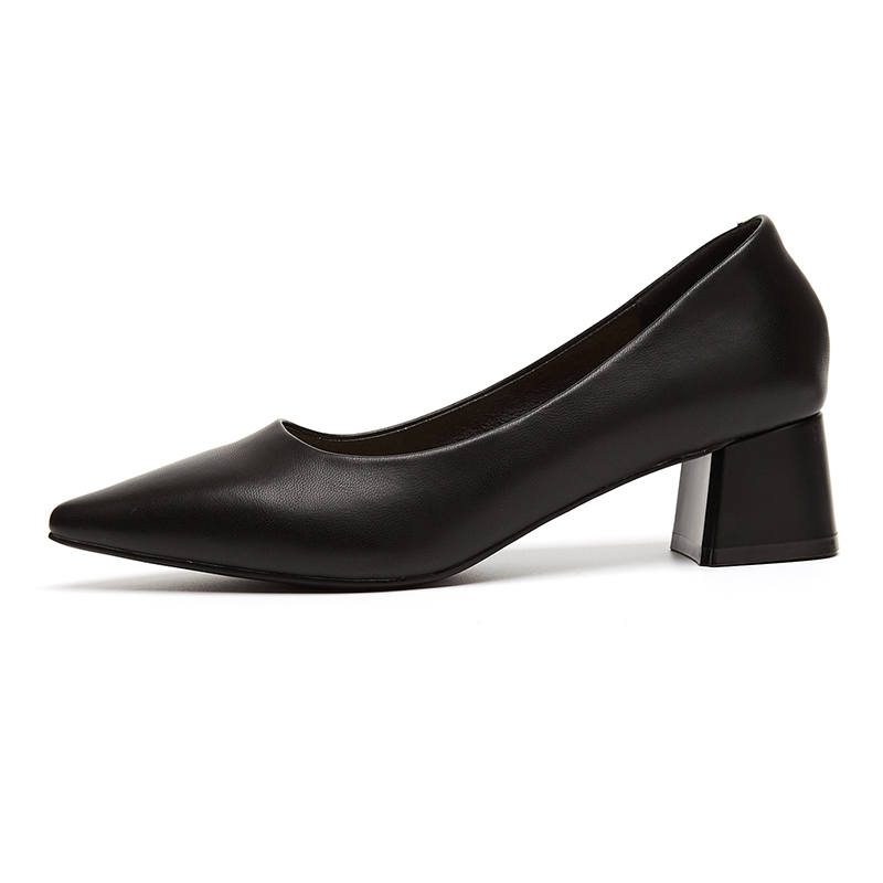 DAPHNE DAPHNE Chunky Heel High Heels 7cm Women's Black