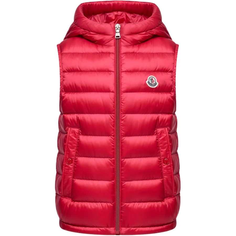 Moncler Moncler Down Vest 26ss Uzzay Raspberry Red Kids'