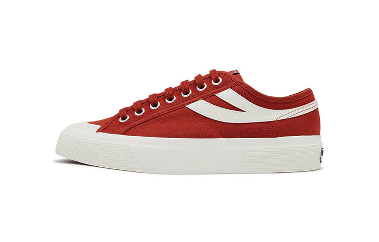 SUPERGA SUPERGA Low top Canvas Shoes Unisex Red