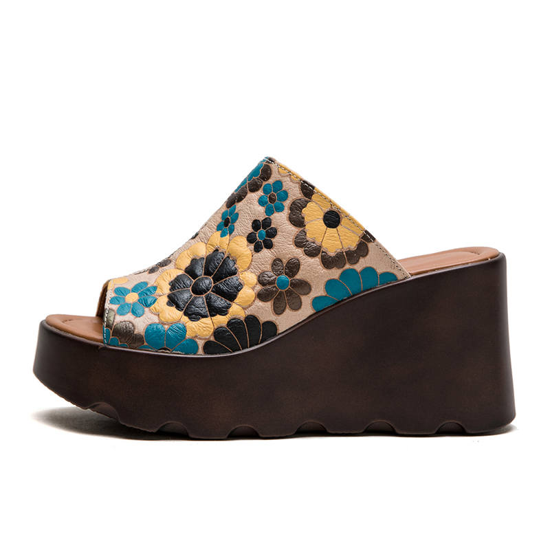 JIEZHOU PU Polyurethane Slide Slippers Women's