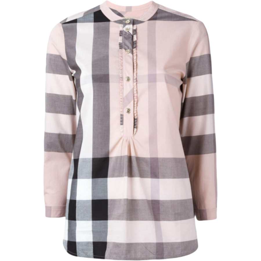 Burberry Shirts Women's Pink Crew Neck Moderate Other