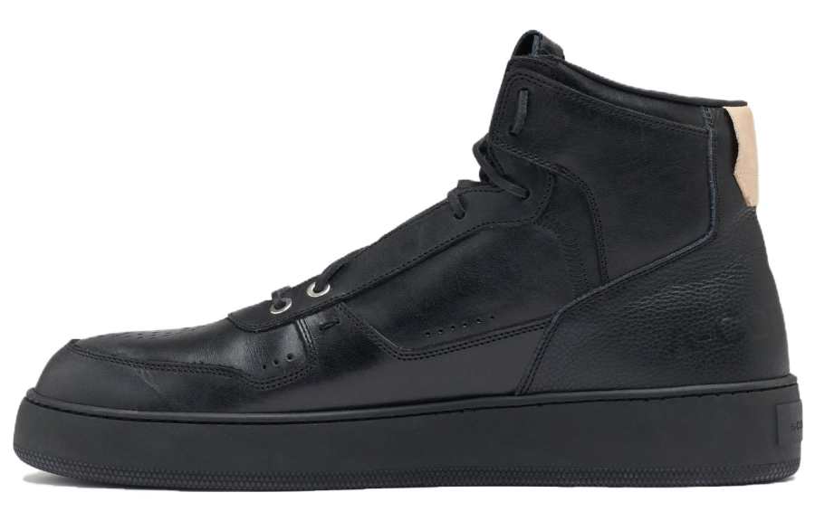 A-COLD-WALL* Logo-print Leather High-top Sneakers