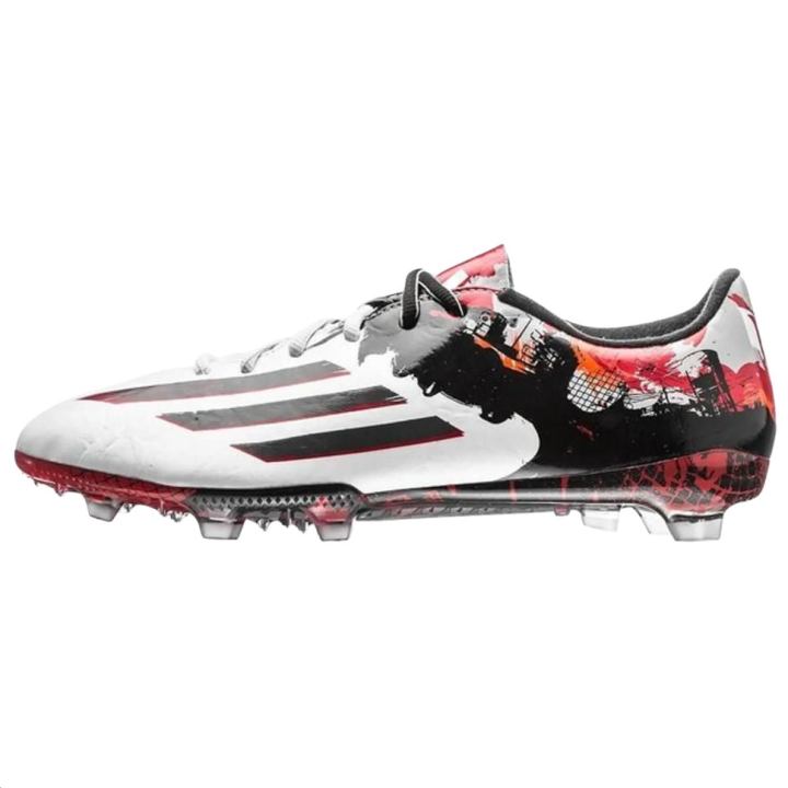 Adidas Adidas Messi 10.2 Soccer Shoes Unisex White Black Red