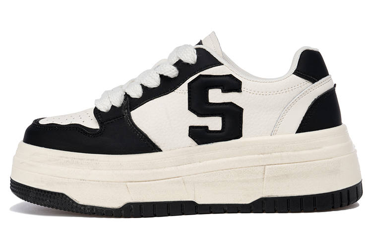 SEMIR Microfiber Leather Lightweight Height Increasing Lightweight Height Increasing Low top Skateboard Shoes Women's