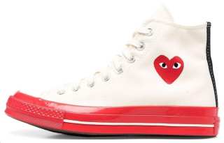 CDG Play Comme Des Garçons Play X Converse Chuck 70 High-top Sneakers