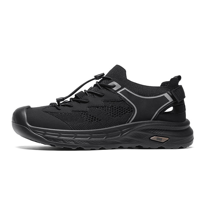 CALIFBULL Cow Split Leather Breathable Lightweight Breathable And Lightweight River Trekking Shoes Men's