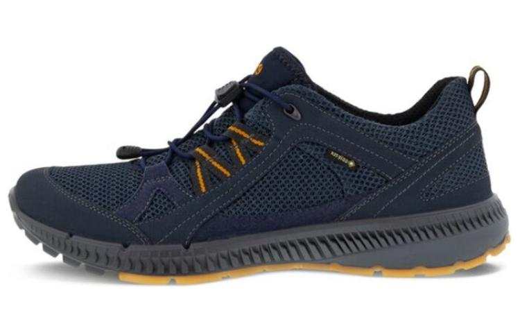 Ecco Ecco Fabric Low top Casual Shoes Men's Dark Blue