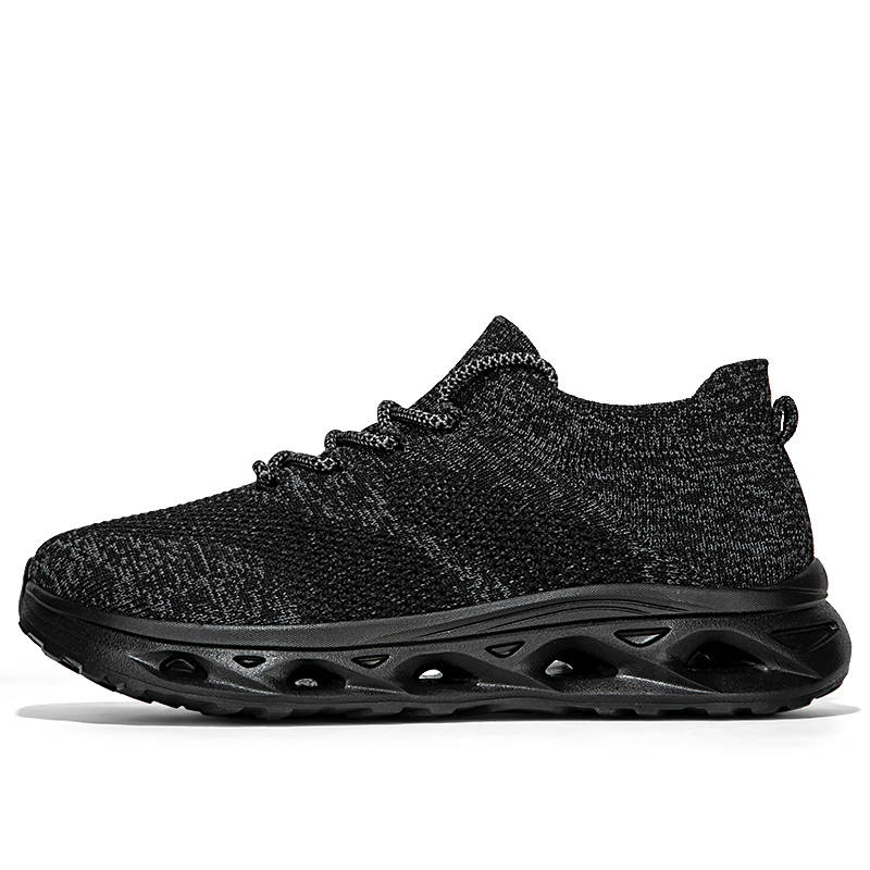 SENGUIBUCK Fabric Abrasion Resistant Lightweight Wear resistant And Lightweight Low top Casual Shoes Unisex Black